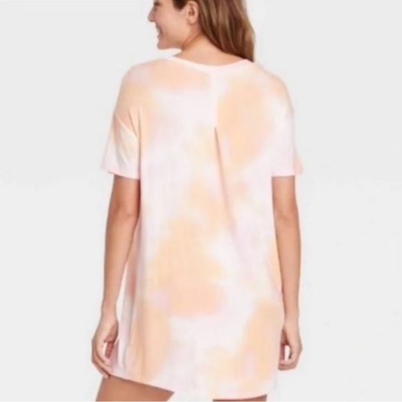 Women's Beautifully Soft Short Sleeve Night Gown - Stars Above- Size Large - Picture 2 of 3